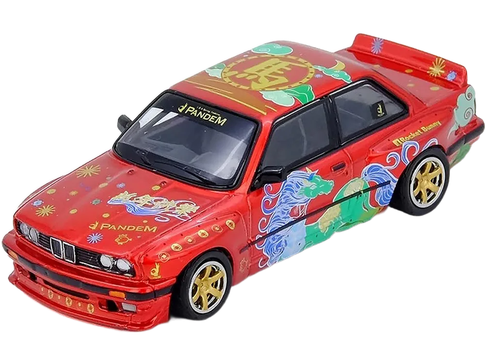 Pandem Rocket Bunny E30 "Year of the Horse - Chinese New Year 2026 Special Edition" Red Metallic with Graphics