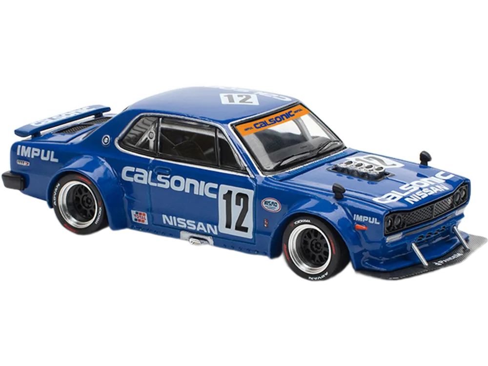 Skyline GT-R V8 Drift "Hakosuka" RHD #12 "Calsonic" Blue with Graphics