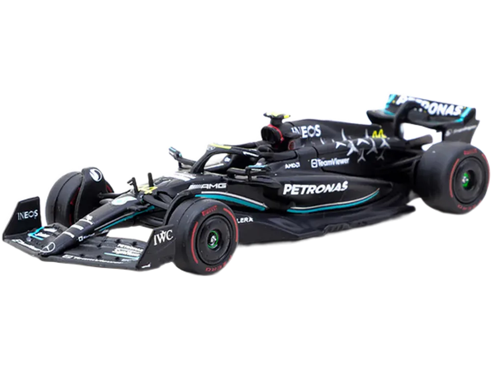 Mercedes-AMG F1 W14 E Performance #44 Lewis Hamilton Pole Position Formula One F1 "Hungarian GP" (2023) "Global64" Series