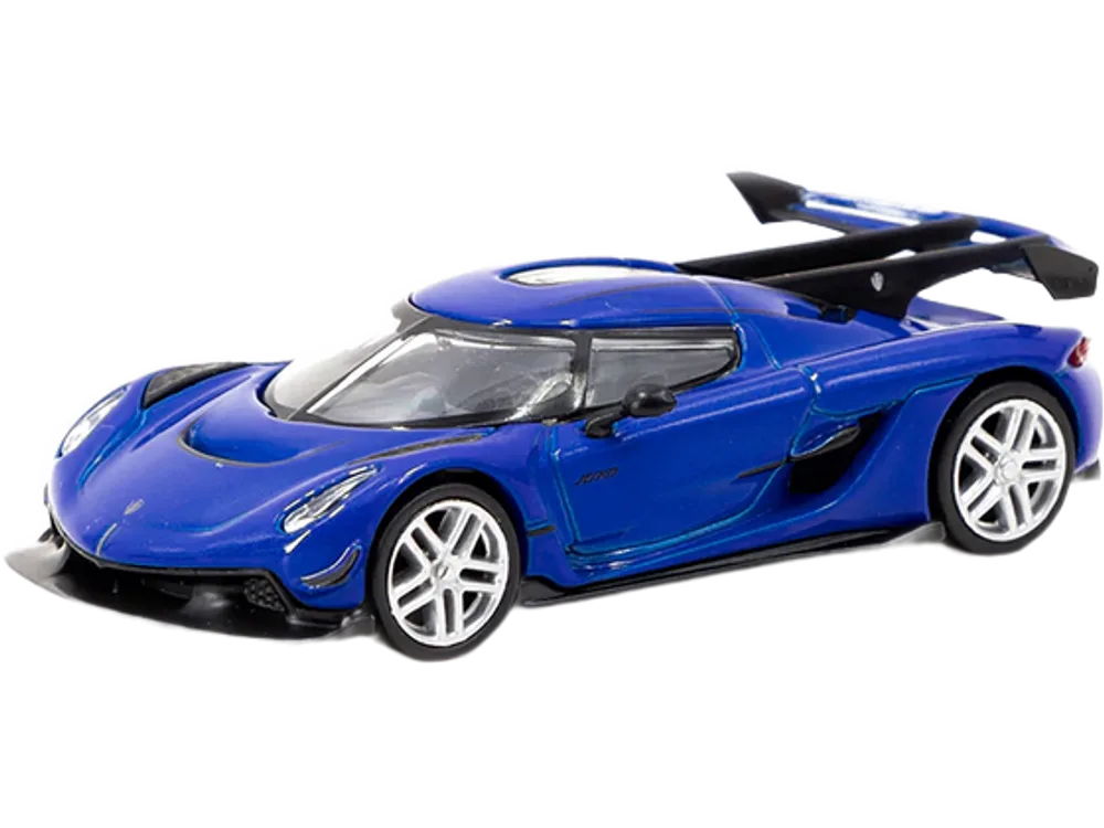 Koenigsegg Jesko Attack Blue Metallic "Global64" Series 1/64 Diecast Model by Tarmac Works